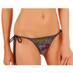 SOLID GOLD BLK reversible bikini alsó
