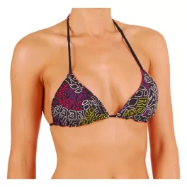 SOLID GOLD BLK reversible bikini felső