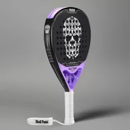 2026 SKULLPADEL V1010 purple  3K Extralight padel ütő 