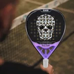 2026 SKULLPADEL V1010 purple  3K Extralight padel ütő 
